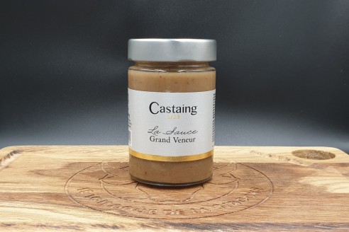 Sauce grand veneur Castaing Poids: 180g - Prix au kilo € TTC : 33,34 €/Kg - 1