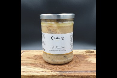 Poulet aux morilles Castaing Poids: 400g - Prix au kilo € TTC : 30 €/Kg - 1