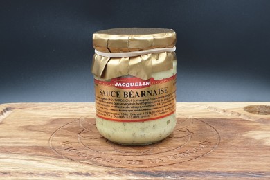 Sauce béarnaise Jacquelin Poids:  180gr - Prix au kilo € TTC : 25 €/Kg - 1