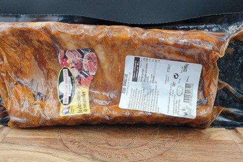 Ribs BBQ - Porc Poids : environ 750g - Prix au kilo € TTC : 17 €/Kg - 1
