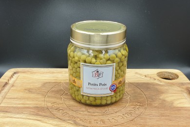 Légumes - Petits pois Poids: 330 gr, égoutté 230 gr - Prix au kilo € TTC : 22,60 €/Kg - 1